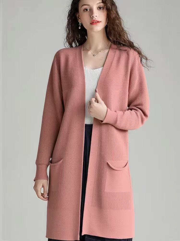 Sophie Luxury Cardigan- Women’s Long Knit Open-Front Cardigan