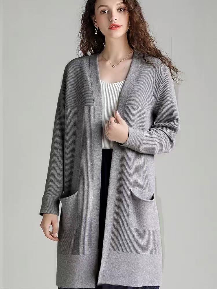 Sophie Luxury Cardigan- Women’s Long Knit Open-Front Cardigan