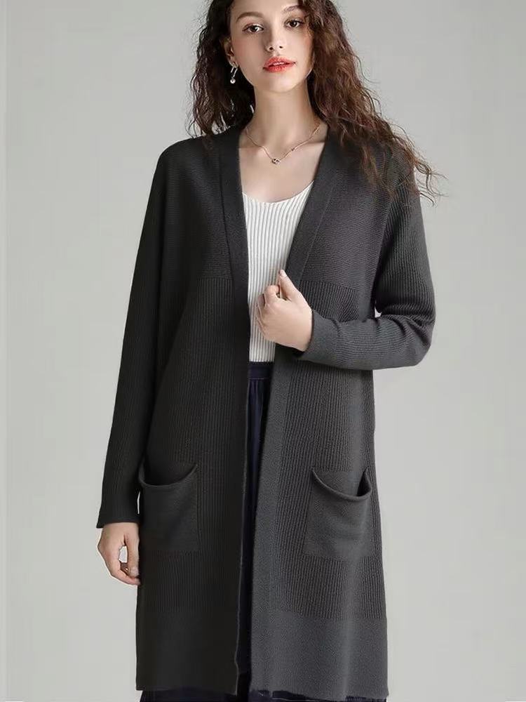 Sophie Luxury Cardigan- Women’s Long Knit Open-Front Cardigan