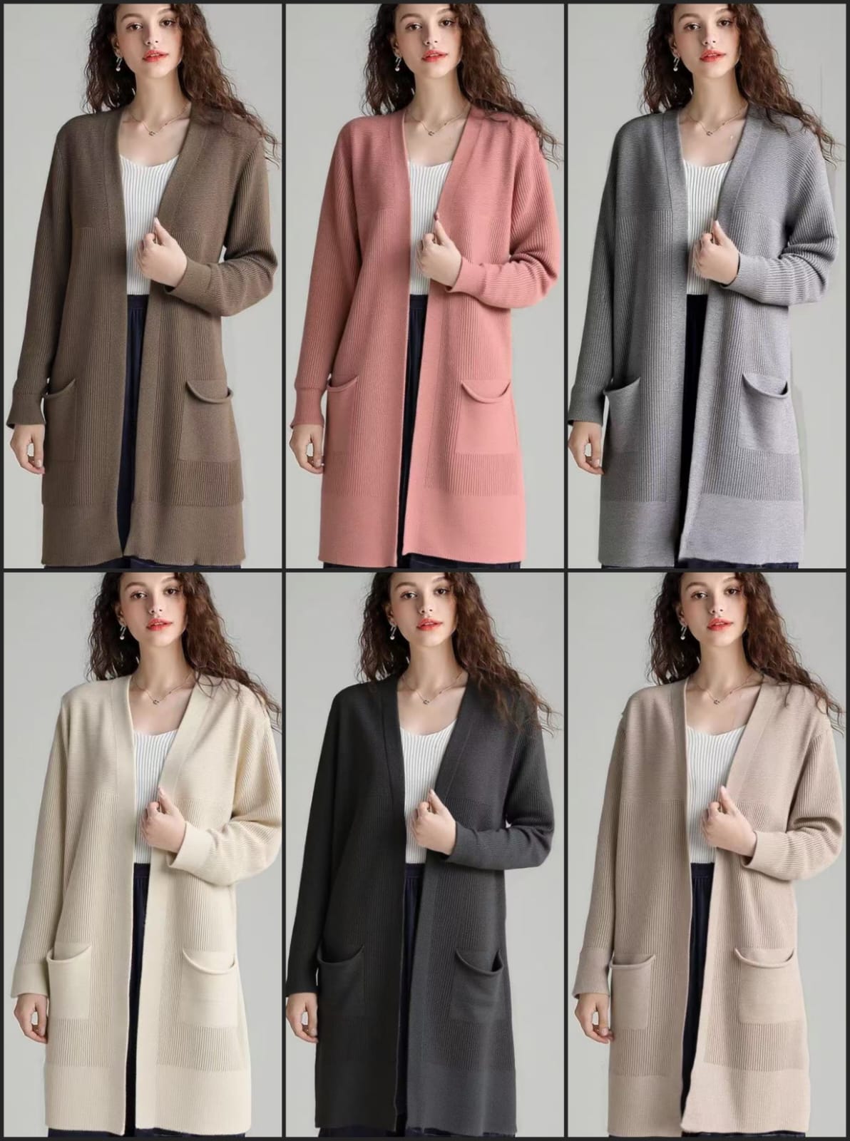 Sophie Luxury Cardigan- Women’s Long Knit Open-Front Cardigan